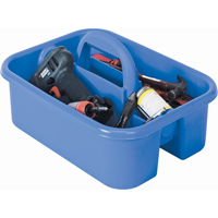 Supply Caddy, 5.5" x 13-3/8" x 13-3/8", Blue SPOC Demo