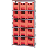 &eacute;l&eacute;ment de rayonnage, Acier, Sans boulons, Capacit&eacute; 800 lb, 36" la x 75" h x 18" p SPOC Demo