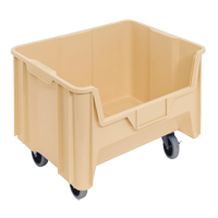 Mobile Giant Stack Container, 12-7/16" H x 19-7/8" W x 15-1/4" D, 250 lbs. Capacity, Ivory SPOC Demo