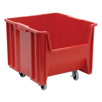 Mobile Giant Stack Container, 12-1/2" H x 16-1/2" W x 17-1/2" D, 250 lbs. Capacity, Red SPOC Demo
