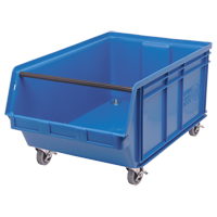Mobile MAGNUM Bin, 14-7/8" H x 18-3/8" W x 29" D, 150 lbs. Capacity, Blue SPOC Demo