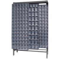 Free-Standing Tip-Out Bins Slider System, 48" W x 18" D x 77" H, 303 Drawers SPOC Demo