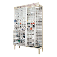 Free-Standing Tip-Out Bins Slider System, 48" W x 18" D x 77" H, 112 Drawers SPOC Demo