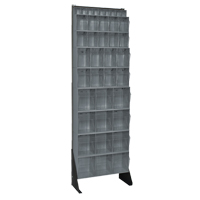 Support pour bacs basculants, 23-5/8" la x 8" p x 75" h, 36 tiroirs SPOC Demo