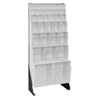 Support pour bacs basculants, 23-5/8" la x 8" p x 52" h, 38 tiroirs SPOC Demo