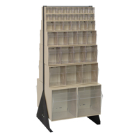 Support pour bacs basculants, 23-5/8" la x 16" p x 52" h, 76 tiroirs SPOC Demo