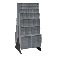 Support pour bacs basculants, 23-5/8" la x 16" p x 52" h, 76 tiroirs SPOC Demo