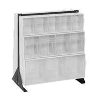Support pour bacs basculants, 23-5/8" la x 16" p x 28" h, 24 tiroirs SPOC Demo