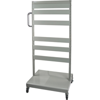 Mobile Tilt Bin Rack - Cart Only, Double-sided, 26-1/4" W x 22" D x 57-1/2" H SPOC Demo