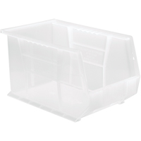 Bac transparent ultra empilable & suspendable, 8-1/4" la, 8" h x 13-5/8" p, Transparent SPOC Demo
