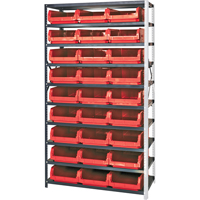 &eacute;l&eacute;ment de rayonnage avec bacs empilables, Acier, Bac Magnum, Capacit&eacute; 650 lb, 42" la x 76" h SPOC Demo