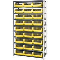 &eacute;l&eacute;ment de rayonnage avec bacs empilables, Acier, Bac Magnum, Capacit&eacute; 650 lb, 42" la x 76" h SPOC Demo