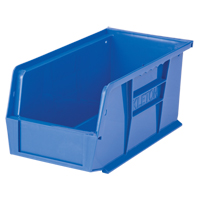 Bac empilable & &agrave; suspendre, 5-1/2" la, 5" h x 10-7/8" p, Bleu SPOC Demo