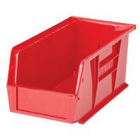 Bac empilable & &agrave; suspendre, 5-1/2" la, 5" h x 10-7/8" p, Rouge SPOC Demo