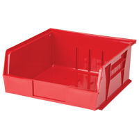 Bac empilable & &agrave; suspendre, 11" la, 5" h x 10-7/8" p, Rouge SPOC Demo