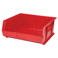 Bac empilable & &agrave; suspendre, 16-1/2" la, 7" h x 14-3/4" p, Rouge SPOC Demo
