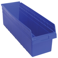 Bacs pour &eacute;tag&egrave;re Store-Max, 8-3/8" la x 8" H x 23-5/8" p, Bleu, Capacit&eacute; 68 lb SPOC Demo