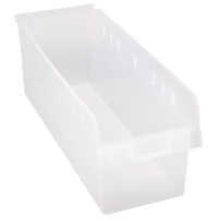 Bacs pour &eacute;tag&egrave;re Store-Max, 8-3/8" la x 8" H x 23-5/8" p, Transparent, Capacit&eacute; 68 lb SPOC Demo