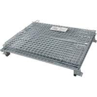 Conteneur repliable en m&eacute;tal grillag&eacute;, 40" la x 48" p x 42" h, Capacit&eacute; de 4000 lb SPOC Demo