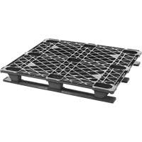 Stackable Plastic Pallet, 4-Way Entry, 48" L x 40" W x 5-3/5" H SPOC Demo