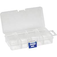 Boîte &agrave; compartiments en plastique, 2,75" la x 5,5" p x 1,25" h, 8 compartiments SPOC Demo
