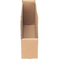 Boîtes profondes en carton ondul&eacute;, 1-15/16" la x 11-1/4" p x 4-1/2" h, Beige SPOC Demo