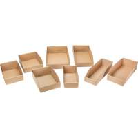 Boîtes profondes en carton ondul&eacute;, 11-3/4" la x 17-1/4" p x 4-1/2" h, Beige SPOC Demo