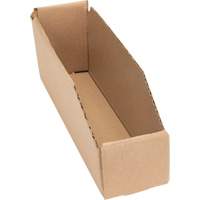Boîtes profondes en carton ondul&eacute;, 2-7/8" la x 11-1/4" p x 4-1/2" h, Beige SPOC Demo