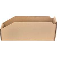 Boîtes profondes en carton ondul&eacute;, 2-7/8" la x 11-1/4" p x 4-1/2" h, Beige SPOC Demo