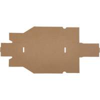 Boîtes profondes en carton ondul&eacute;, 3-3/4" la x 11-1/4" p x 4-1/2" h, Beige SPOC Demo
