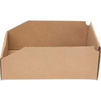 Boîtes profondes en carton ondul&eacute;, 7-5/8" la x 11-5/16" p x 4-1/2" h, Beige SPOC Demo