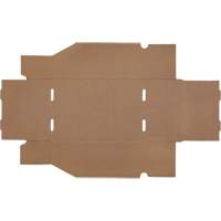 Boîtes profondes en carton ondul&eacute;, 7-5/8" la x 11-5/16" p x 4-1/2" h, Beige SPOC Demo