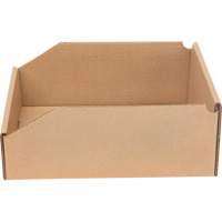 Boîtes profondes en carton ondul&eacute;, 9-3/4" la x 11-1/4" p x 4-1/2" h, Beige SPOC Demo