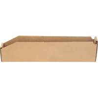 Boîtes profondes en carton ondul&eacute;, 2-7/8" la x 17-1/4" p x 4-1/2" h, Beige SPOC Demo