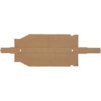 Boîtes profondes en carton ondul&eacute;, 2-7/8" la x 17-1/4" p x 4-1/2" h, Beige SPOC Demo