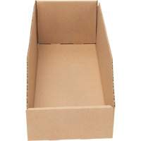 Boîtes profondes en carton ondul&eacute;, 5-3/4" la x 17-1/4" p x 4-1/2" h, Beige SPOC Demo