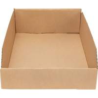 Boîtes profondes en carton ondul&eacute;, 11-3/4" la x 17-1/4" p x 4-1/2" h, Beige SPOC Demo