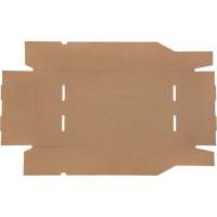 Boîtes profondes en carton ondul&eacute;, 11-3/4" la x 17-1/4" p x 4-1/2" h, Beige SPOC Demo