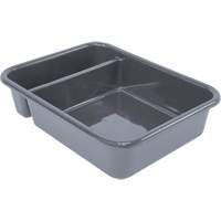 Bac d'entreposage tout usage &agrave; compartiment, 5" ha x 15" p x 20" lo, Plastique, Gris SPOC Demo