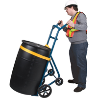 Drum Hand Truck , Steel Construction, 25 - 55 US Gal. (20 - 45 Imperial Gal.) SPOC Demo