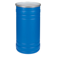 Polyethylene Drums, 15.5 US gal (12.91 imp. Gal.), Open Top, Blue SPOC Demo