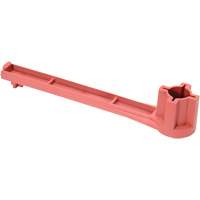 Single Ended Specialty Bung Nut Wrench, 1-1/4" Opening, 8" Handle, Non-Sparking Nylon SPOC Demo