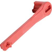 Single Ended Specialty Bung Nut Wrench, 1-1/4" Opening, 8" Handle, Non-Sparking Nylon SPOC Demo