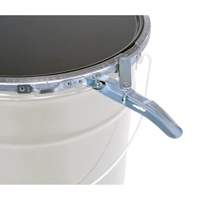 U.N. Rated Lever Lock Steel Pail Lid SPOC Demo