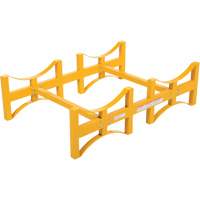 Steel Stackable Drum Rack, 2 Drums, 1600 lbs. Capacity, 45-1/2" W x 29-7/8" D x 12-3/4" H SPOC Demo