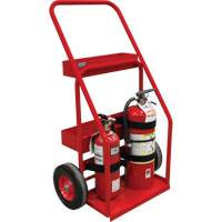 Chariot de prevention d'incendie pour travaux &agrave; chaud, Roues Semi-pneumatique, Base de 17,75" la x 8,9" lo, 100 lb SPOC Demo