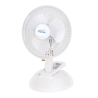 Ventilateur &agrave; pince & de bureau, Diam&egrave;tre 6", 2 vitesses SPOC Demo