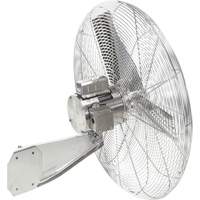 Stainless Steel Food Service Washdown Air Circulating Fans, Industrial, 1 Speed, 20" Diameter SPOC Demo