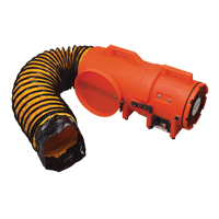 ALLEGRO INDUSTRIES 8" Plastic COM-PAX-IAL Blowers, 1/3 HP, 831 CFM SPOC Demo