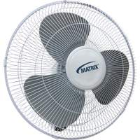 Wall Mount Oscillating Fan, Commercial, 3 Speed, 16" Diameter SPOC Demo